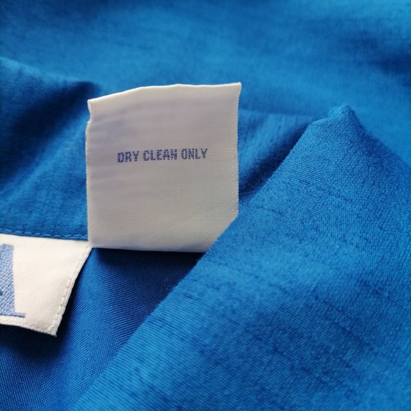 BFA Classics Womens Blue Embroidered Beaded Floral Button Up Shirt Size 2X - Picture 7 of 7